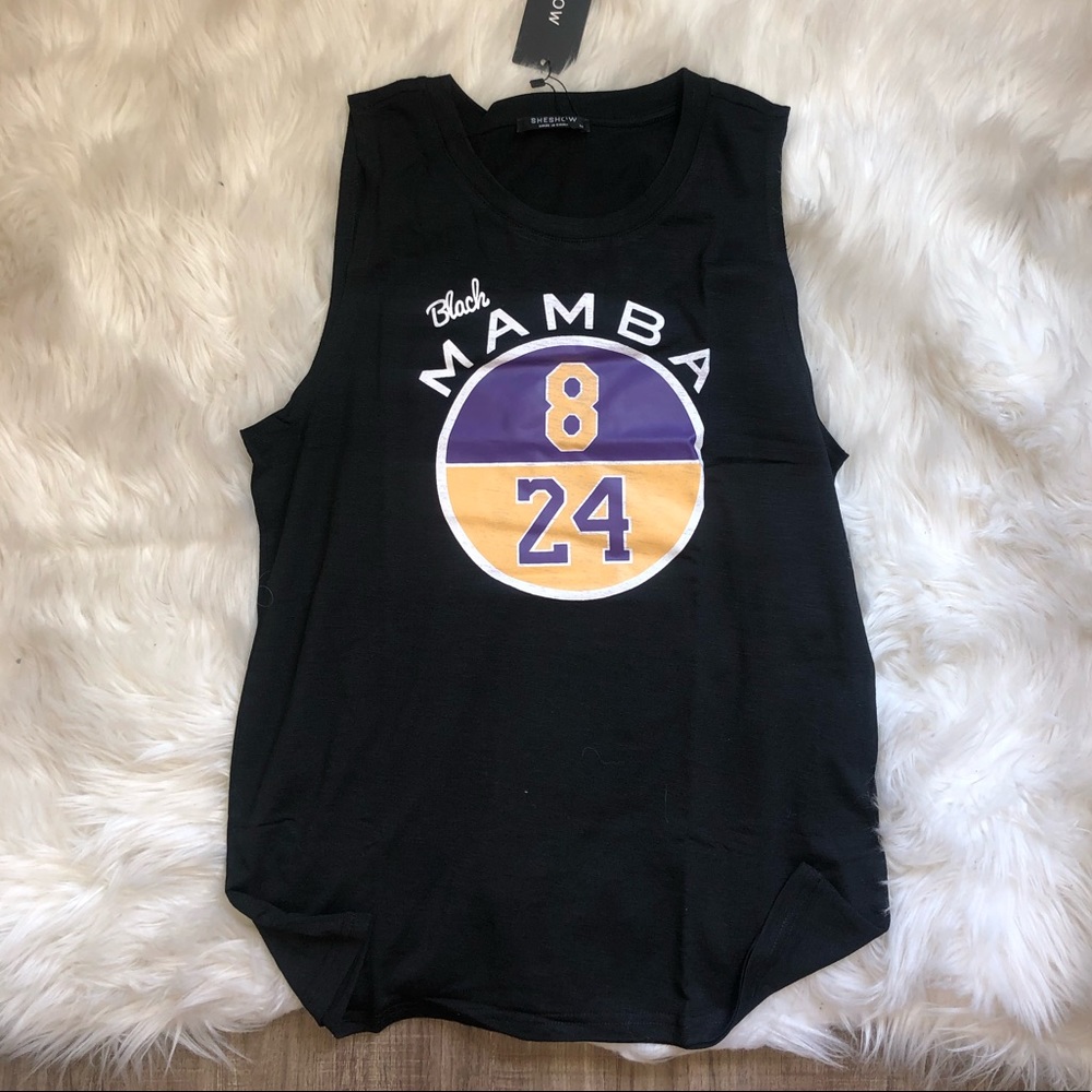 COPY - BLACK MAMBA SLEEVELESS T-SHIRT TEE TANK KOBE